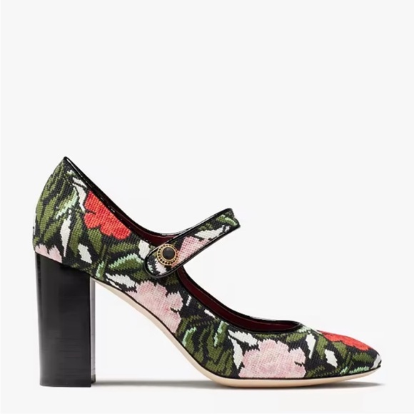 ♠️kate spade Muse Rose Garden Needlepoint Pumps NIB - Picture 2 of 16